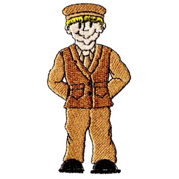 Picture of Air Force Kid Machine Embroidery Design