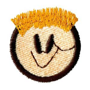 Picture of Boy Face Machine Embroidery Design