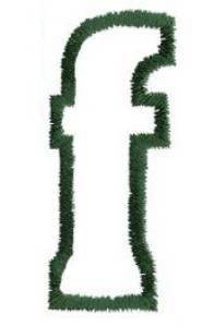 Picture of Chub f Machine Embroidery Design