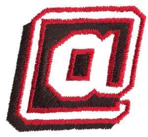 Picture of Club 2 At Sign Machine Embroidery Design
