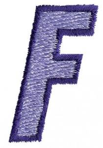 Picture of Club 3 F Machine Embroidery Design