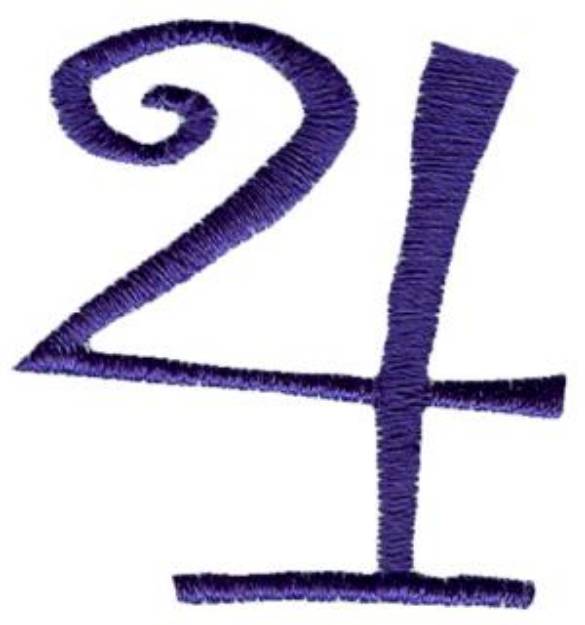 Picture of Curlz 4 Machine Embroidery Design