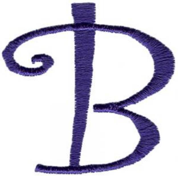 Picture of Curlz B Machine Embroidery Design