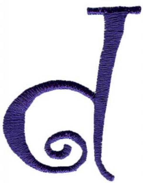 Picture of Curlz d Machine Embroidery Design