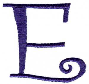 Picture of Curlz E Machine Embroidery Design