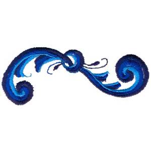 Picture of Curlicue swirl Machine Embroidery Design