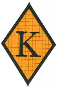 Picture of Diamond Applique K Machine Embroidery Design