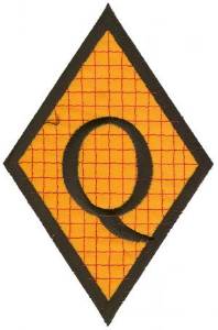 Picture of Diamond Applique Q Machine Embroidery Design