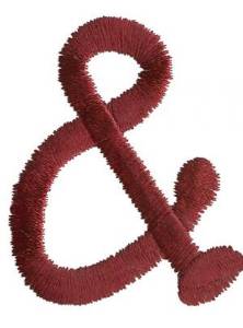 Picture of Dot Ampersand Machine Embroidery Design