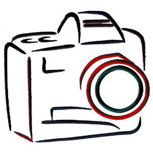 Picture of Abstract Camera Machine Embroidery Design