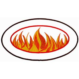 Picture of Flames Machine Embroidery Design
