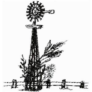 Picture of Windmill Outline Machine Embroidery Design
