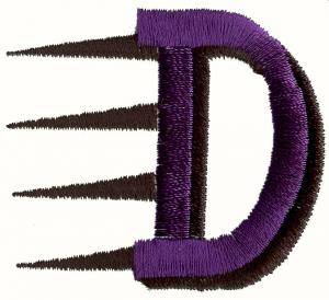 Picture of Fast D Machine Embroidery Design