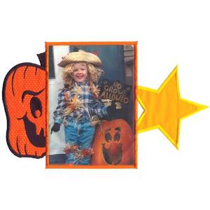Picture of Halloween Frame Machine Embroidery Design