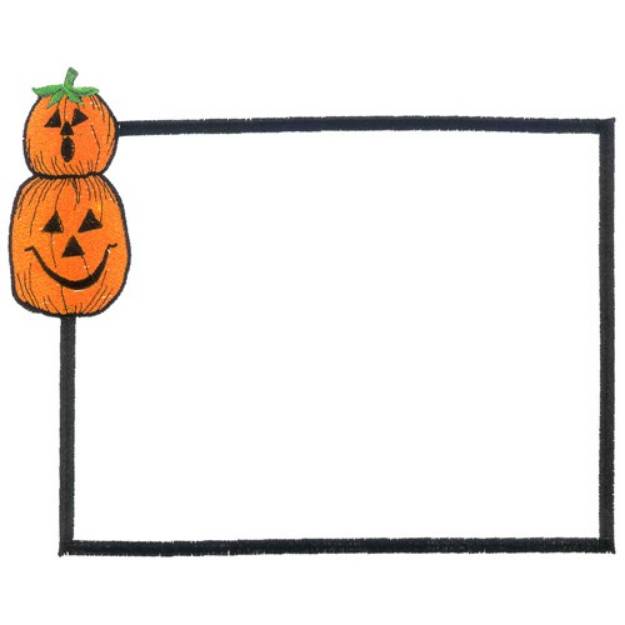 Picture of Halloween Frame Machine Embroidery Design