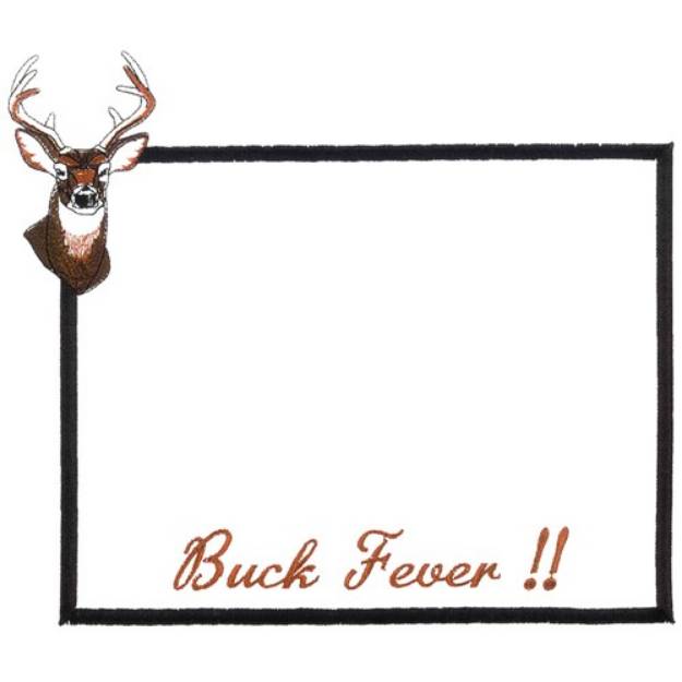 Picture of Buck Fever Frame Machine Embroidery Design