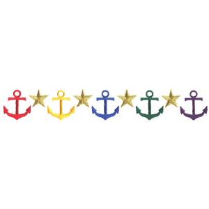 Picture of Anchors Machine Embroidery Design