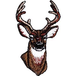 Picture of Deer Head Machine Embroidery Design