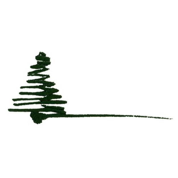 Picture of Abstract Evergreen Machine Embroidery Design
