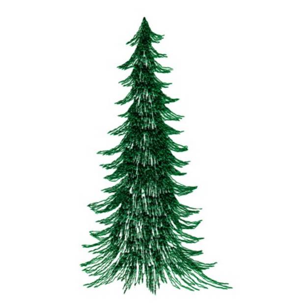 Picture of Pine Tree Machine Embroidery Design
