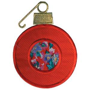Picture of Christmas Ornament Appliqué Machine Embroidery Design