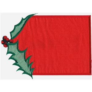 Picture of Holly Leaf Greeting Machine Embroidery Design