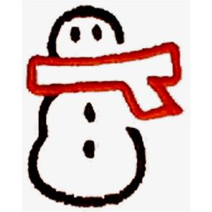 Picture of Abstract Snowman Machine Embroidery Design