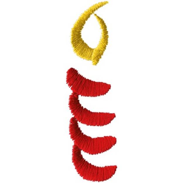Picture of Abstract Candle Machine Embroidery Design