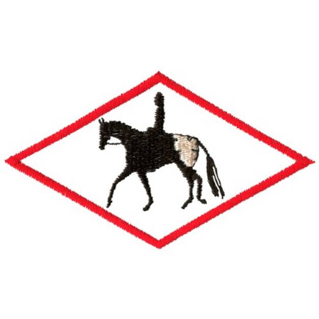 Picture of English Appaloosa Machine Embroidery Design