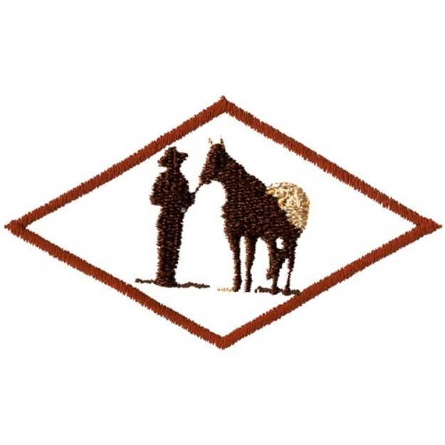 Picture of Halter Appaloosa Machine Embroidery Design