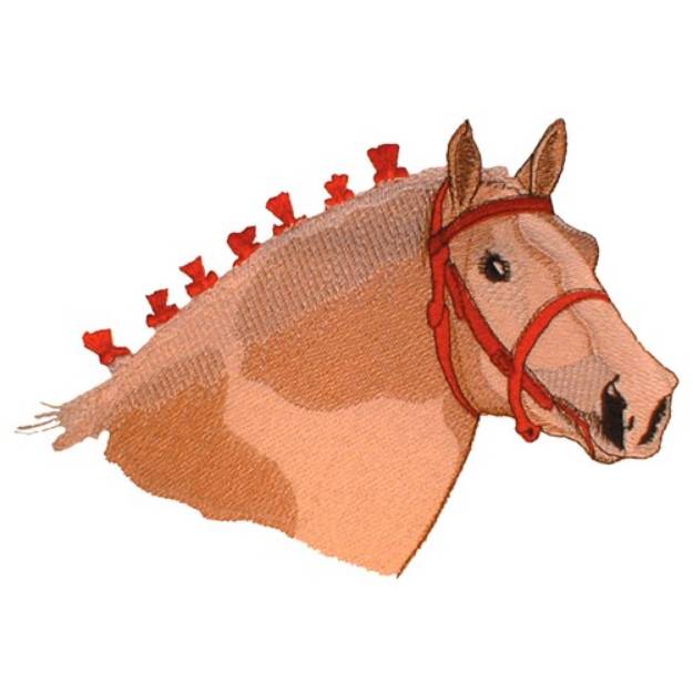 Picture of Belgian Horse Head Machine Embroidery Design