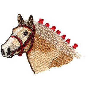 Picture of Belgian Horse Head Machine Embroidery Design