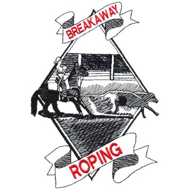Picture of Breakaway Roping Machine Embroidery Design