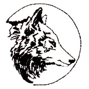 Picture of Wolf Head Outline Machine Embroidery Design
