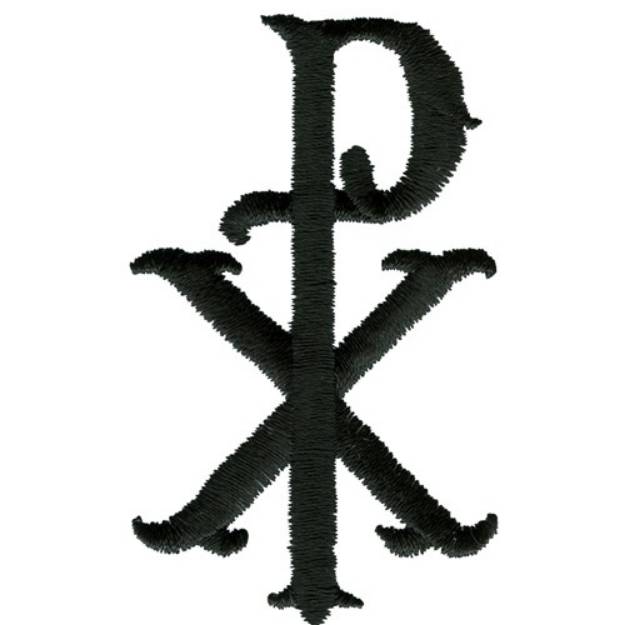 Picture of Christ Symbol PX Machine Embroidery Design