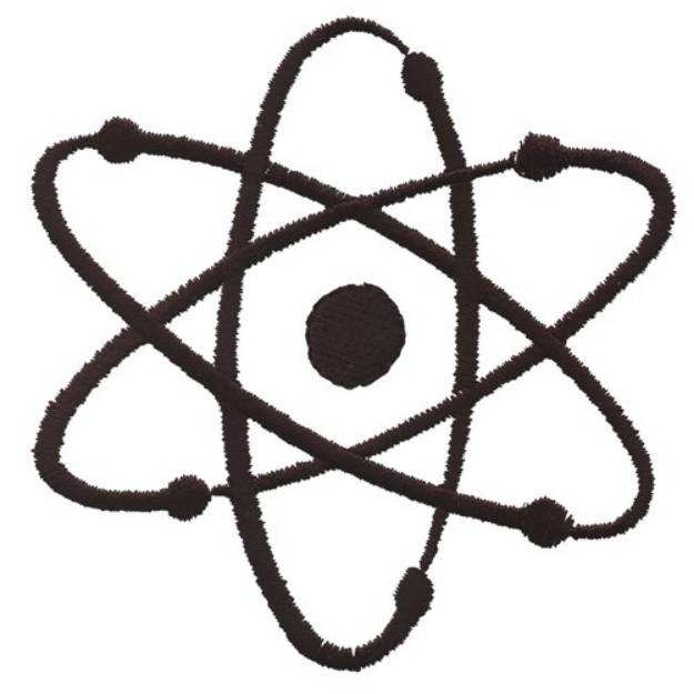 Picture of Atom Machine Embroidery Design