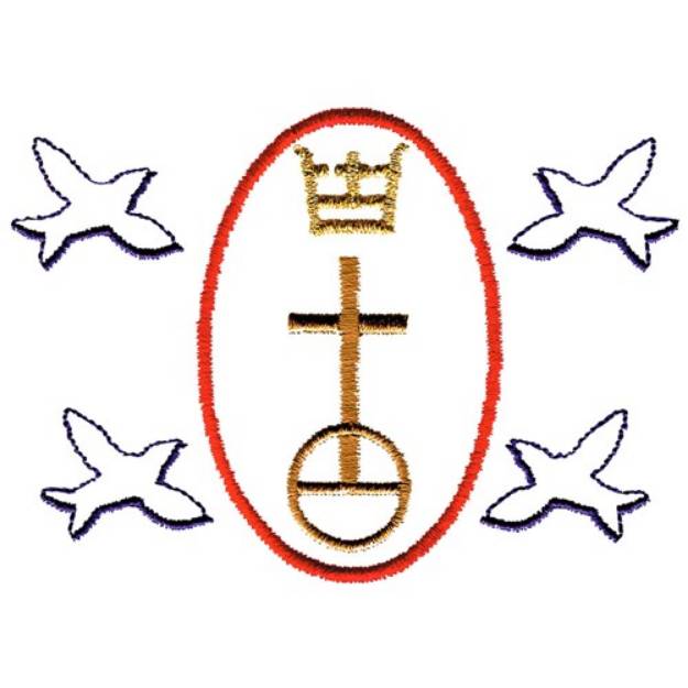 Picture of Church Logo Machine Embroidery Design