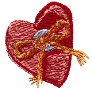 Picture of Country Heart Machine Embroidery Design