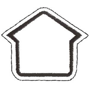 Picture of Up Arrow Outline Machine Embroidery Design