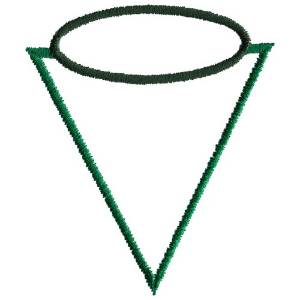 Picture of Triangle and Oval Machine Embroidery Design