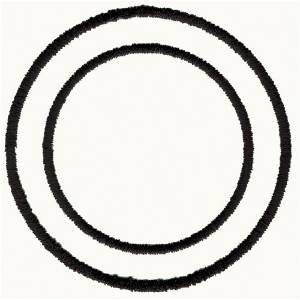 Picture of Circles Machine Embroidery Design