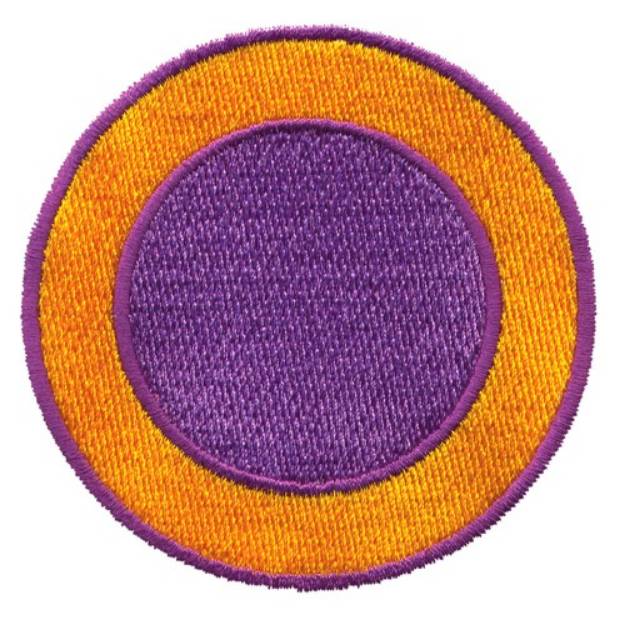 Picture of Filled Circles Machine Embroidery Design