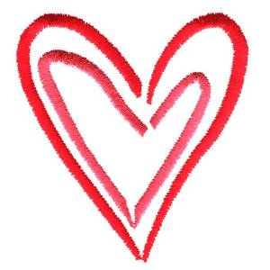 Picture of Abstract Heart Machine Embroidery Design