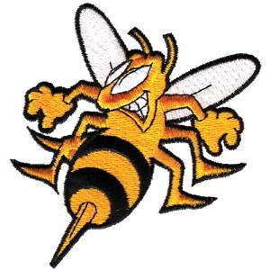 Picture of Hornet Machine Embroidery Design