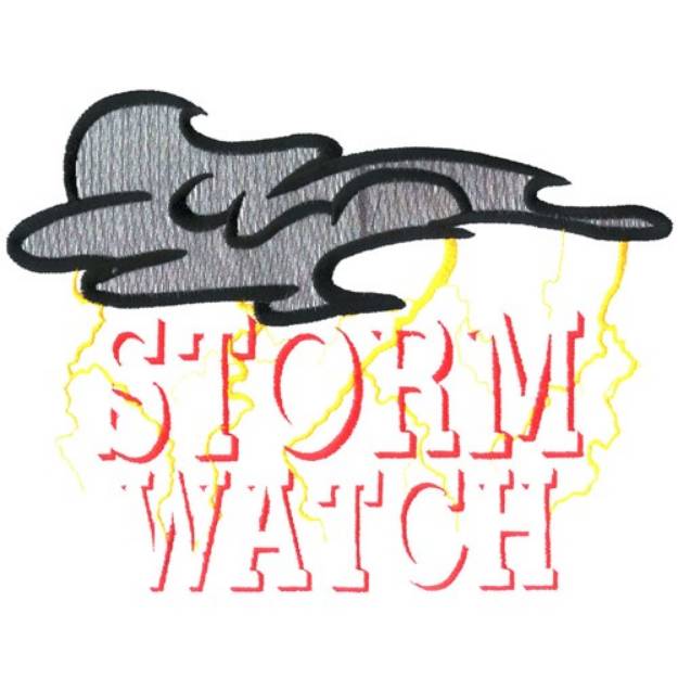 Picture of Storm Watch Machine Embroidery Design