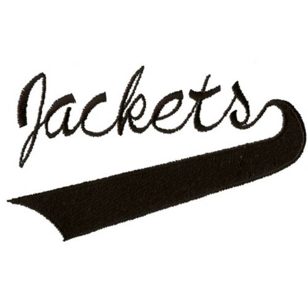 Picture of Jackets Lettering Machine Embroidery Design