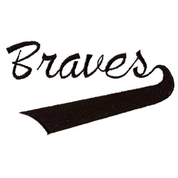 Picture of Braves  Machine Embroidery Design