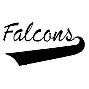 Picture of Falcons Lettering Machine Embroidery Design