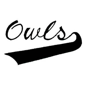 Picture of Owls Lettering Machine Embroidery Design