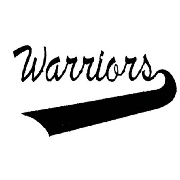 Picture of Warriors Lettering Machine Embroidery Design